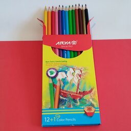 مداد رنگی12 رنگ  آریا ( Aria ) جعبه مقوایی