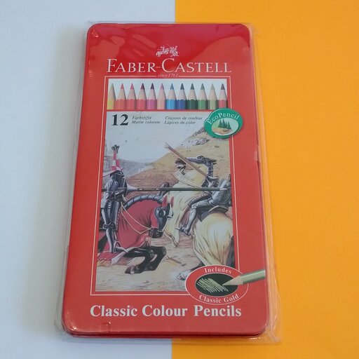 مداد رنگی12 رنگ فابر کاستل  Faber Castell 