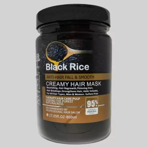 ماسک مو میگ برنج سیاه 800 میل Black Rice Mige mask