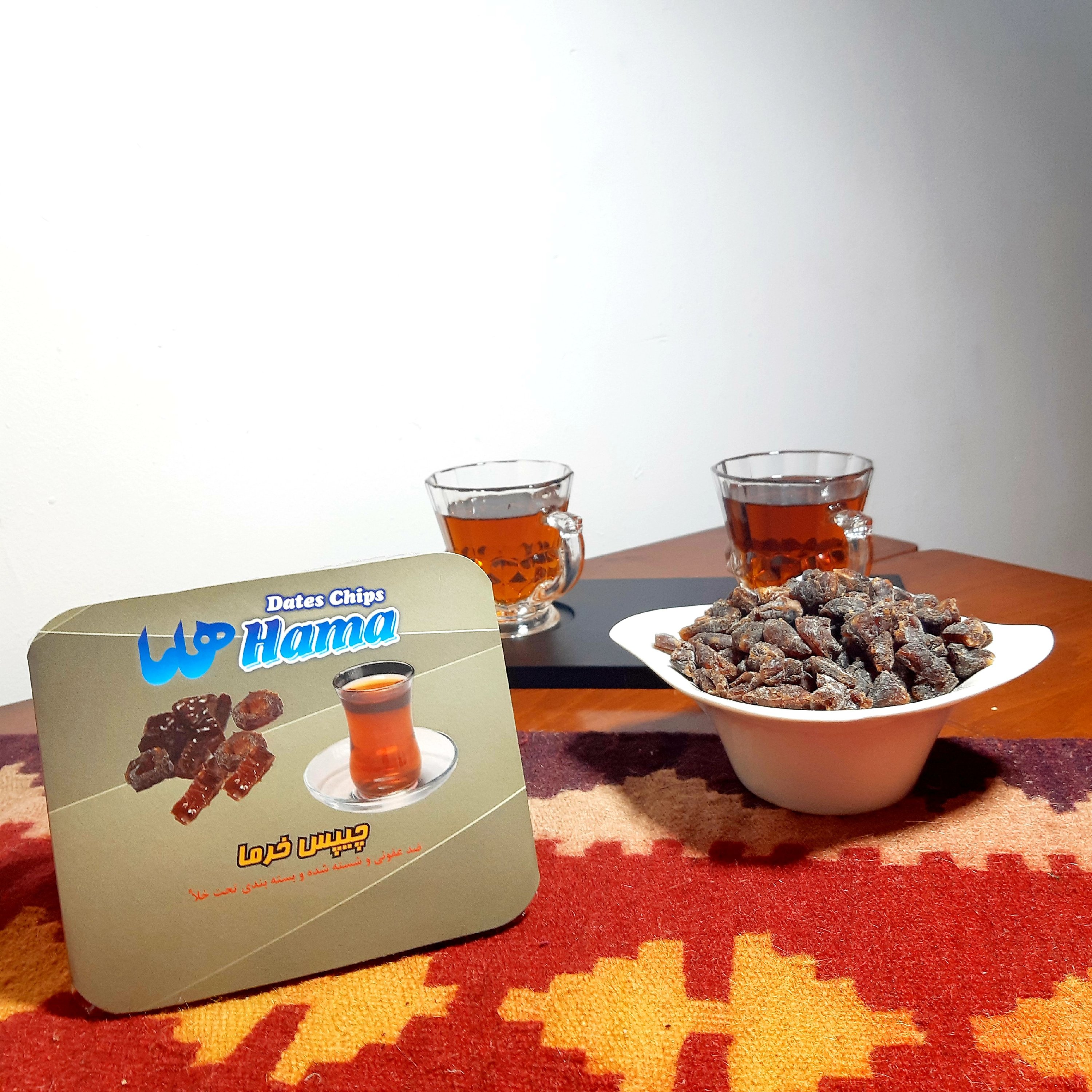 چیپس خرما هاما در سه طعم خوشمزه (300گرمی)