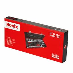  جعبه بکس 24 پارچه رونیکس RH-2624   درایو یک دوم اینچ 