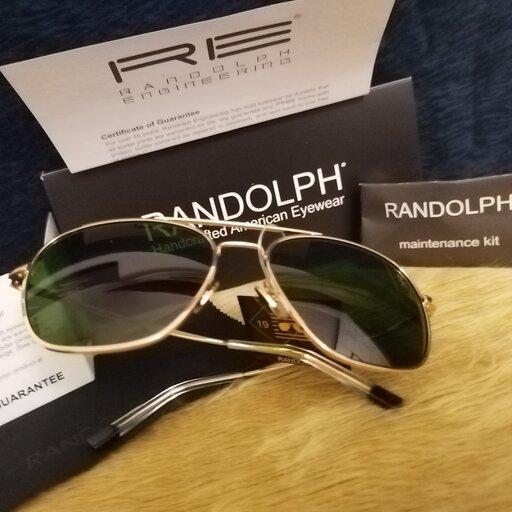 عینک راندولف امریکا مدل اویاتور Randolph aviator اصلی 