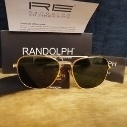 عینک راندولف امریکا مدل اویاتور Randolph aviator اصلی 