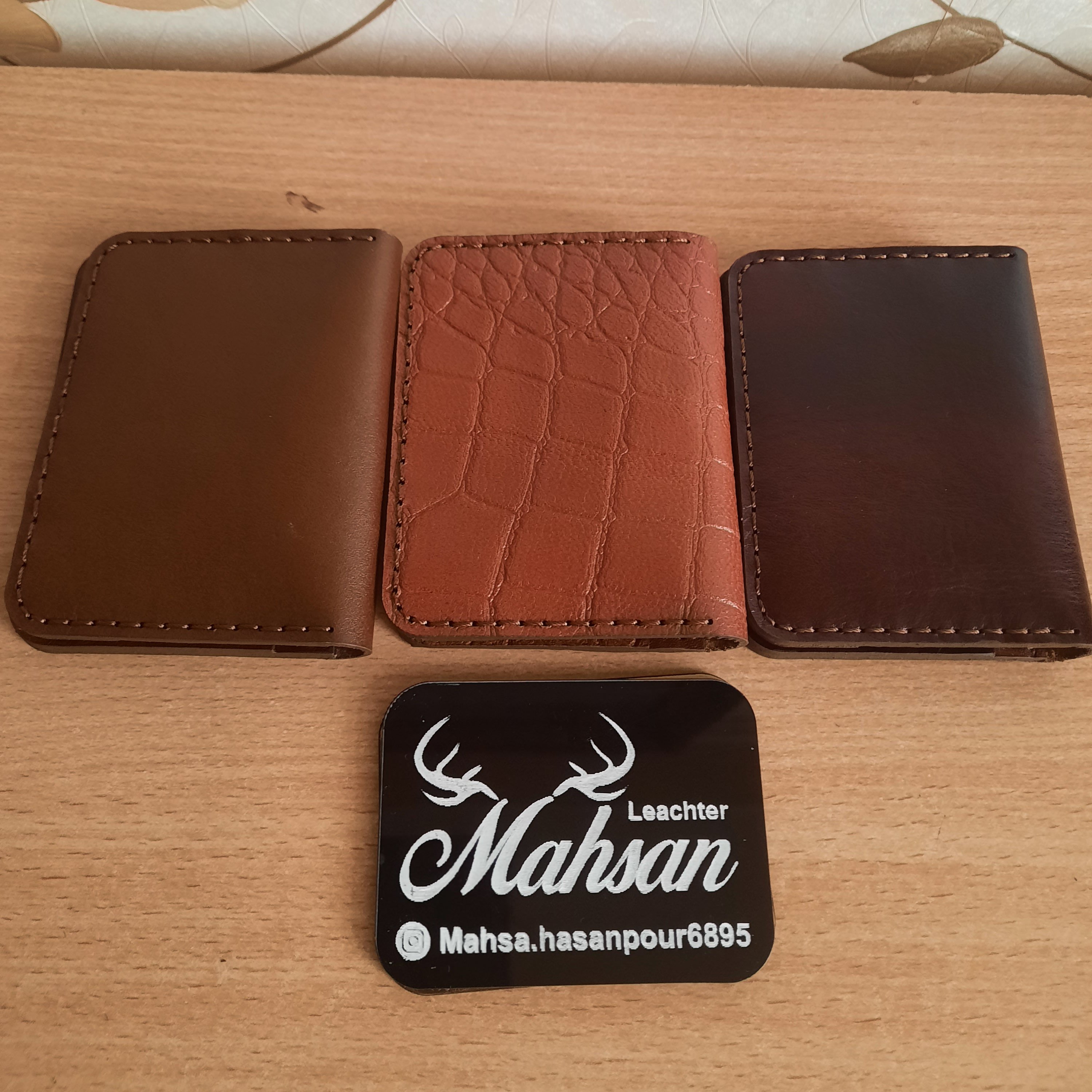 جاکارتی چرم طبیعی دست دوز کد55