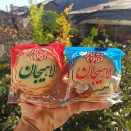 کلوچه نوش ناز لاهیجان در بسته های 100 عددی (50بسته دوتایی) با طعم نارگیلی