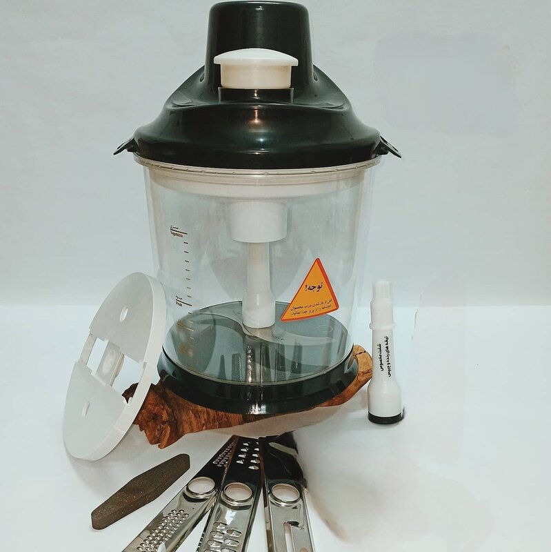 خردکن غذاساز همه کاره برقی تیتومکس تز رنگ مشکی لوازم خانگی برقی