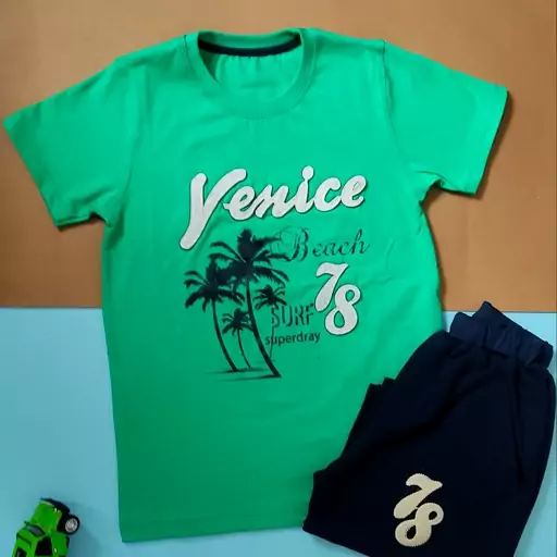 تیشرت شلوارک مدل Venice 78( پسرانه)