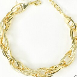 دستبند کپی طلا زنانه  روکش آب طلا 
