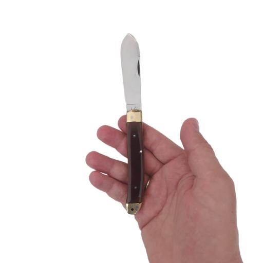 چاقو تاشو زنجان مدل چوپانی سایز دو فولادفنر  با دسته فیبر و  ارسال رایگان 
