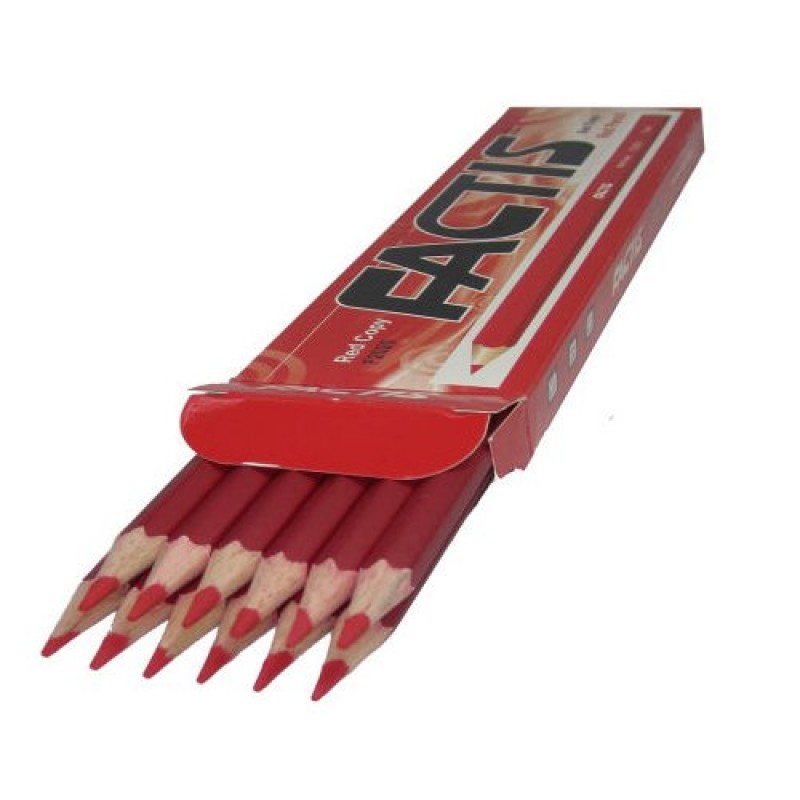 مداد قرمز فاکتیس 12 عددی