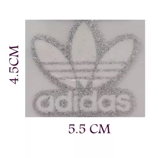  مجموعه 3 عددی استیکر حرارتی مدل آدیداس اکلیکی Adidas ابعاد 5*4