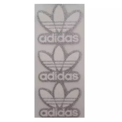  مجموعه 3 عددی استیکر حرارتی مدل آدیداس اکلیکی Adidas ابعاد 5*4