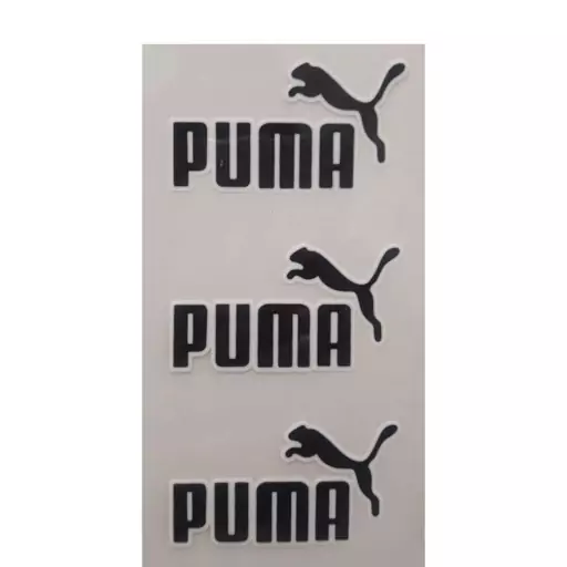  مجموعه 3 عددی استیکر لباس مدل پوما( puma)اتویی ابعاد 3/5*5سانتی متر