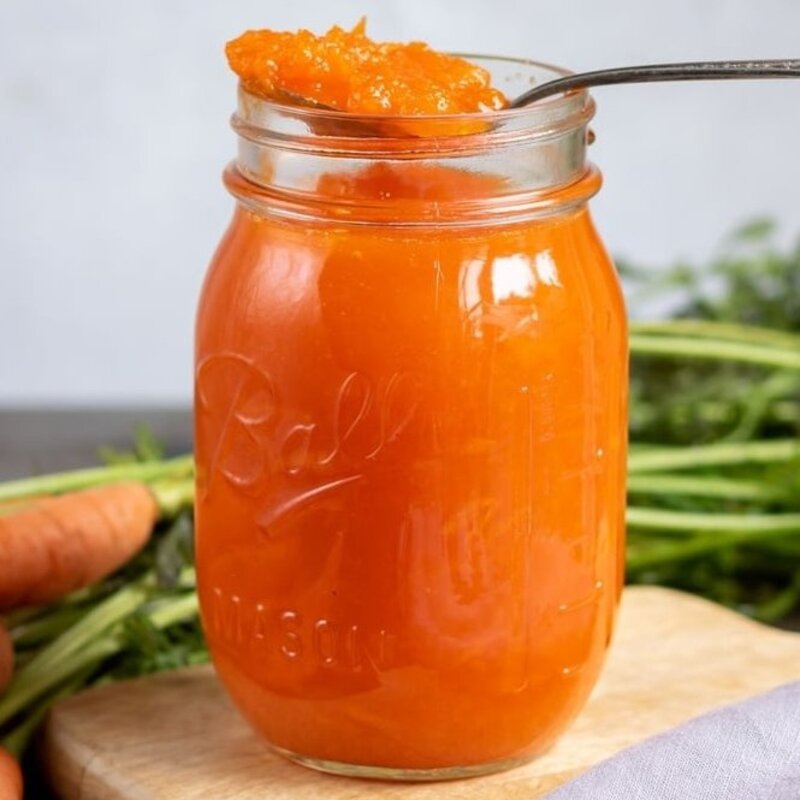 مربا هویج 🥕 تهیه شده از هویج مرغوب گلخانه 
