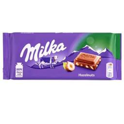 شکلات تخته ای میلکا فندقی محصول کشور آلمان