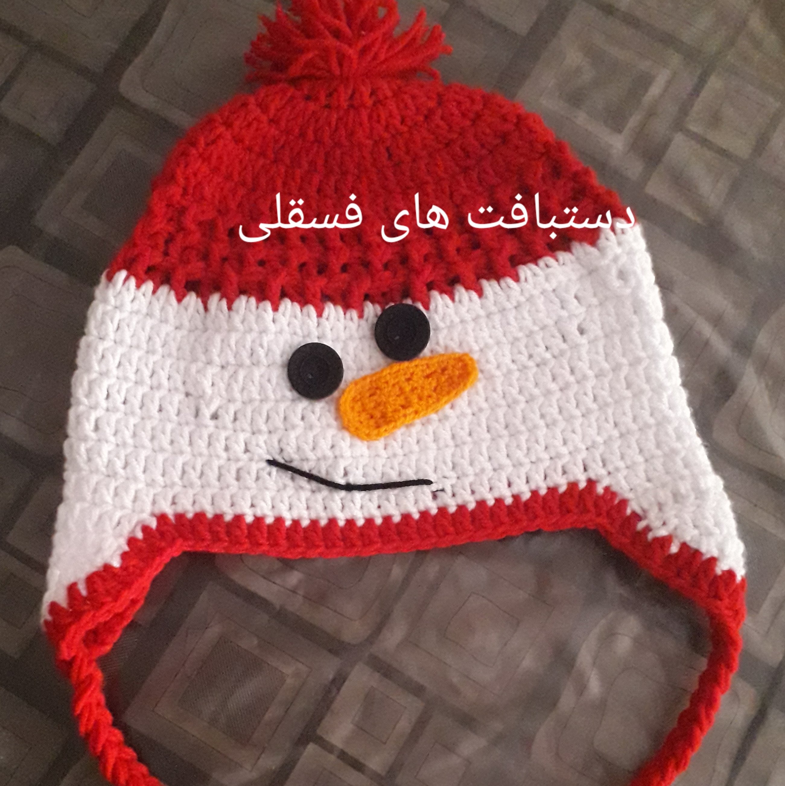 کلاه بافتنی کودک طرح عروسکی حیوانات