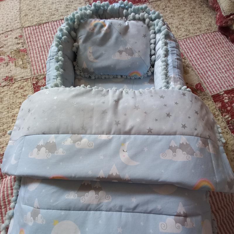 تشک غلتگیر نوزاد با پارچه ترک و مناسب برای استفاده تا 9 ماه
