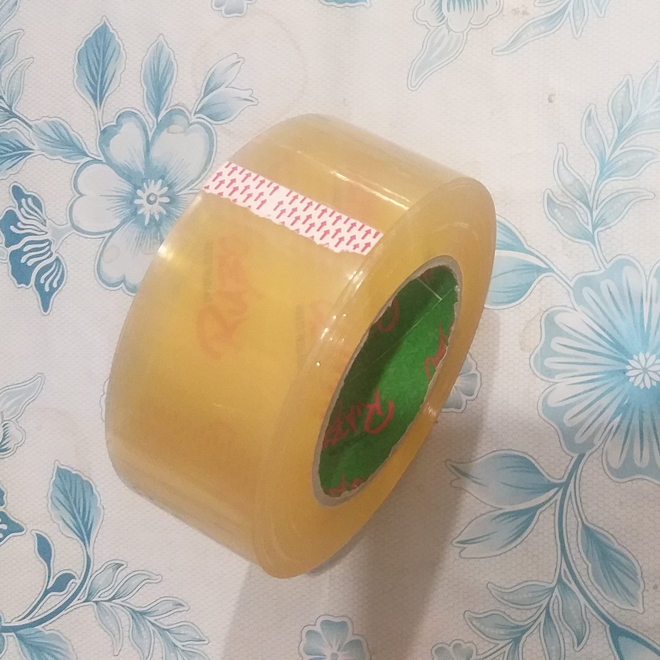 چسب کریستال نواری پهن 180 یارد 6 عددی برند رابو rabo