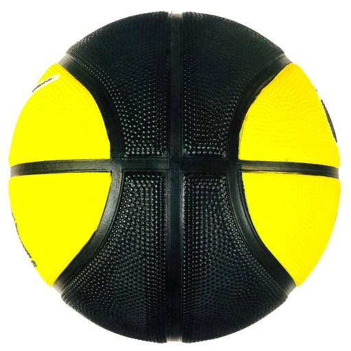 توپ بسکتبال سایز 7 خیابانی طرح نایک با سوزن رنگ زرد