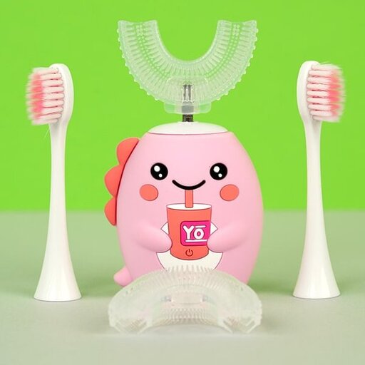 مسواک برقی U شکل کودکان 360 درجه Children’s U-shaped electric toothbrush 360 degrees