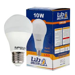 لامپ حبابی LED دلتا Delta Classic E27 10W