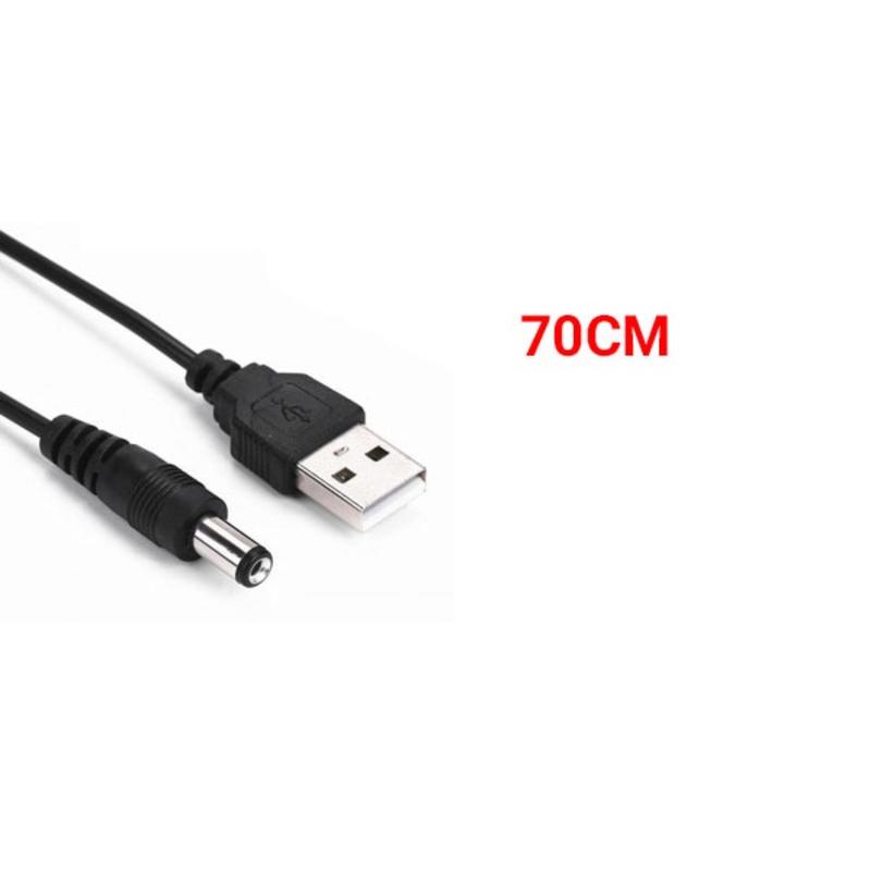 کابل تبدیل USB به DC سر درشت طول 70 سانتی متر