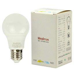 لامپ حبابی LED هادرون Hadron A60 E27 9W مهتابی
