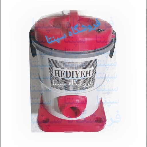 جاروبرقی سطلی هدیه با موتور  الجی (اصل ) مکش پرقدرت و با کیفیت با موتور الجی (رنگ.سفید و قرمز مطابق تصویر)