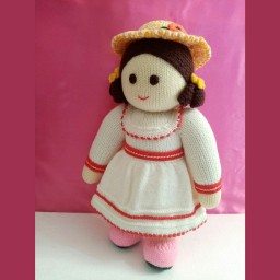 عروسک کاموایی دختر خانم