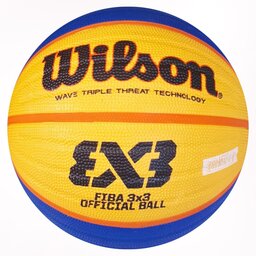 توپ بسکتبال لاستیکی سایز 6 طرح ویلسون 