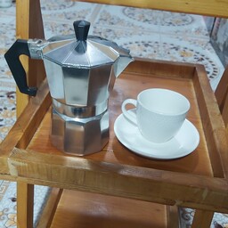 قهوه جوش  3 کاپ آلومینیومی 


