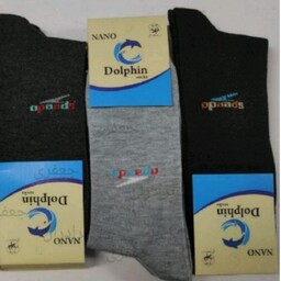 جوراب مردانه نخ نانو جنس با کیفیت پک دو تایی ساق بلند در چند طرح ارسال به صورت رندوم 