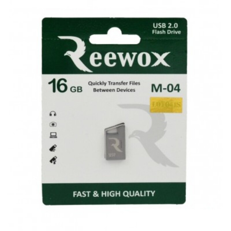 فلش 16 گیگ  reewox  (ریووکس)USB2.0 مدل M04 و گارانتی مادام العمر