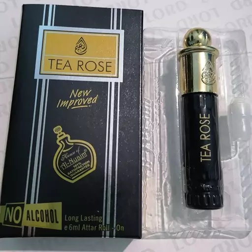 عطر تی رز  tea rose النعیم اصل با بهترین کیفیت و رایحه و ماندگاری عالی 6 میل 