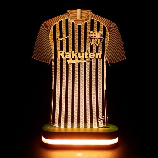 چراغ خواب طرح پیراهن تیم بارسلونا ـ ارسال رایگان
