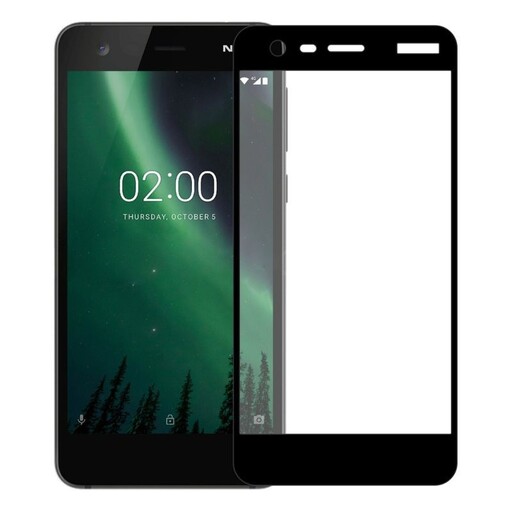 گلس نوکیا nokia 2 محافظ صفحه نمایش شیشه ای فول خشگیر نوکیا دو خشگیر TATA-1029 1011 1020 1032 1053 1004 1024 1021