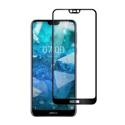 گلس نوکیا nokia 7.1 محافظ صفحه نمایش فول هفت و یک NOKIA 7.1 خشگیر TA-1085 TA-1095TA-1096 TA-1100 TA-1097