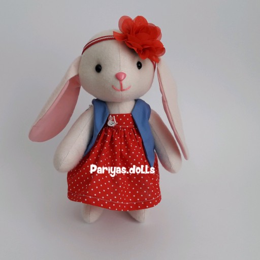 عروسک خرگوش خندون( تم قرمز)