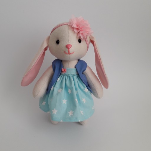 عروسک خرگوش خندون(تم آبی)