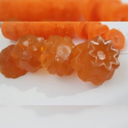 صابون هویج گلیسیرینه پک 4 عددی طرح گل