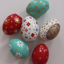 تخم مرغ رنگی رنگی مناسب سفره هفت سین نوروز قابل سفارش در رنگهای متنوع 