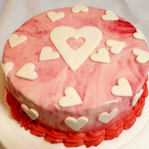 کیک عاشقانه