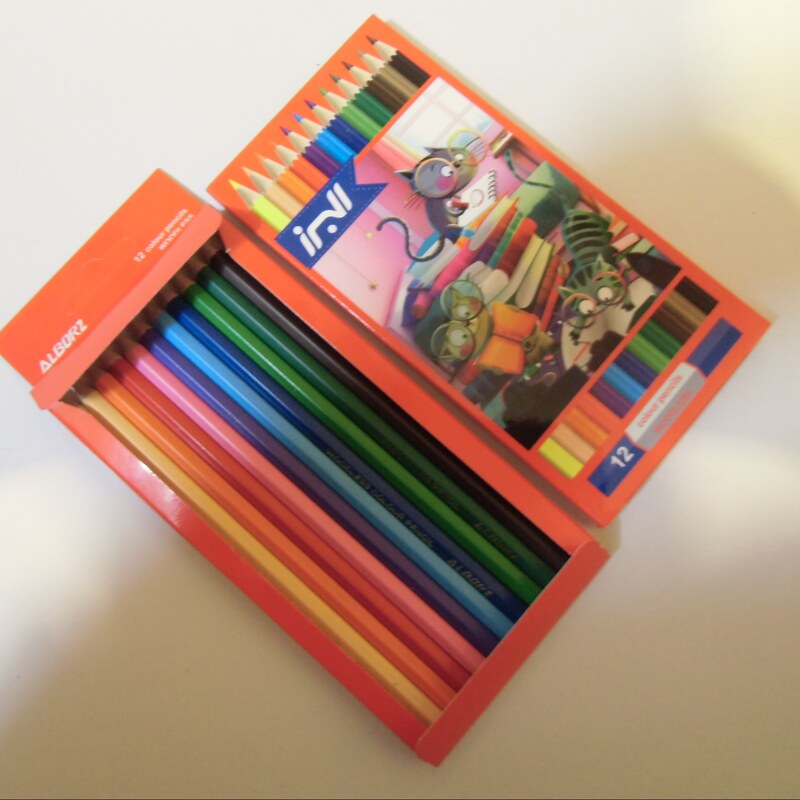 مداد رنگی بسته 12 عددی 