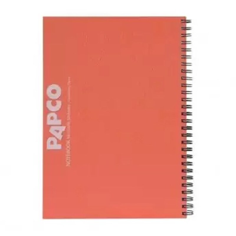 دفتر سیمی پاپکو مدل مقوایی 80 برگ کد PN-660P رنگ نارنجی
