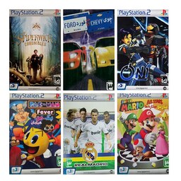 پک شماره نهم 6 عددی  بازی پلی استیشن 2 (PS2) به قیمت عمده