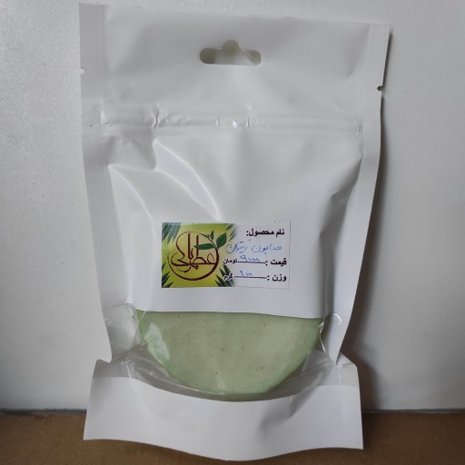 صابون گیاهی زیتون در بسته‌بندی های زیپ کیپی 100 گرمی