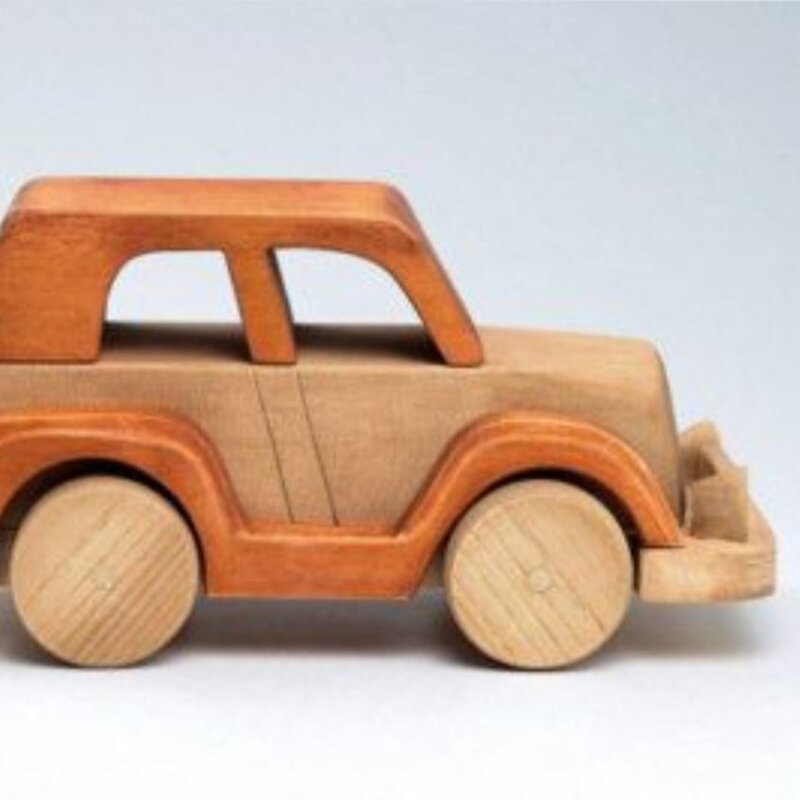 اسباب بازی چوبی ماشین چوبی کلاسیک