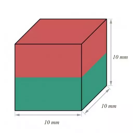 آهن ربا نئودیمیوم بلوک 10x10x10 mm بسته 2 عددی-جذب بالا و قوی - نگهدارنده ابزار