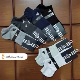 جوراب مچی اسپرت مردانه و زنانه گلدوزی adidas