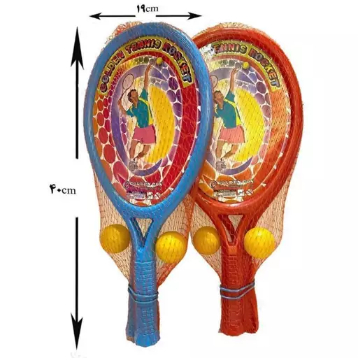 راکت بدمینتون مدل توری.دارای 2 عدد توپ.بسیارباکیفیت و درجه1 مانند عکس.دارای بسته بندی توری